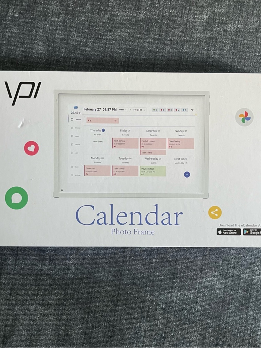 Digital Calendar 10.1inch Smart WiFi